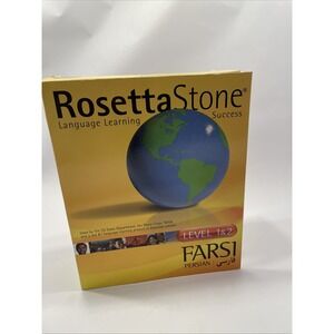 Rosetta Stone Farsi Persian Level 1&2 Personal Edition CD-Rom for Windows & Mac